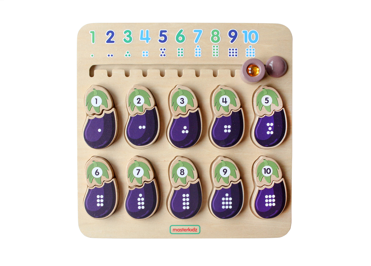 Number and Quantity Sorting Eggplants